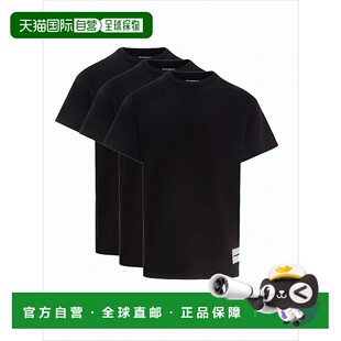 Three Black Shirts sanderSet whi Sleeve 自营jil Short