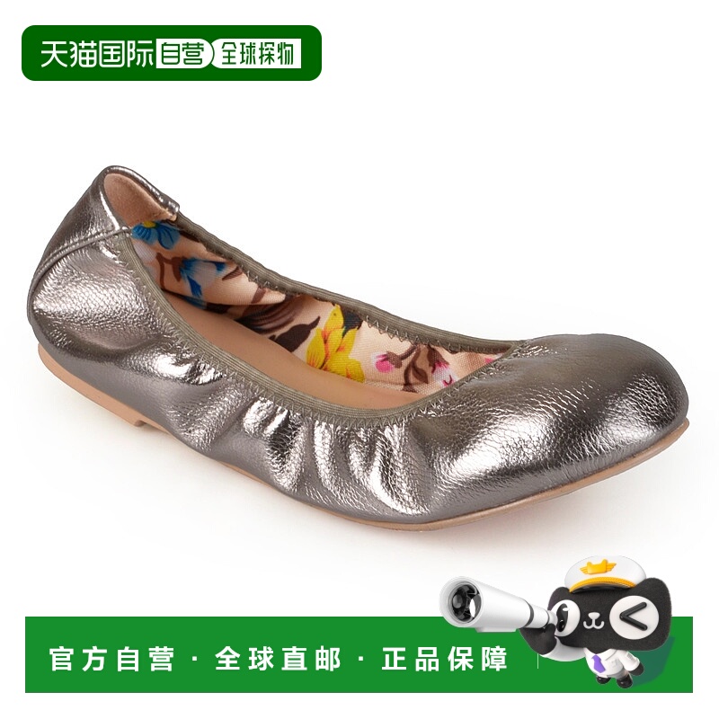自营 journee collectionJournee Women's Lindy Flat - pewter