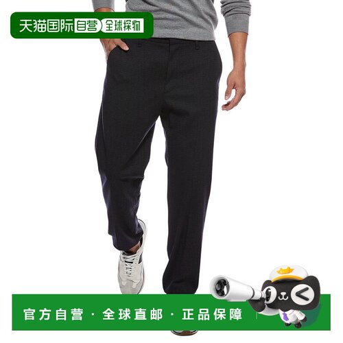 自营rag & bone Evan Italian Wool Trouser - navy 美国奥莱直发