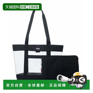 自营baggallini Carry Away Clear Shoulder Bag Tote with Remov
