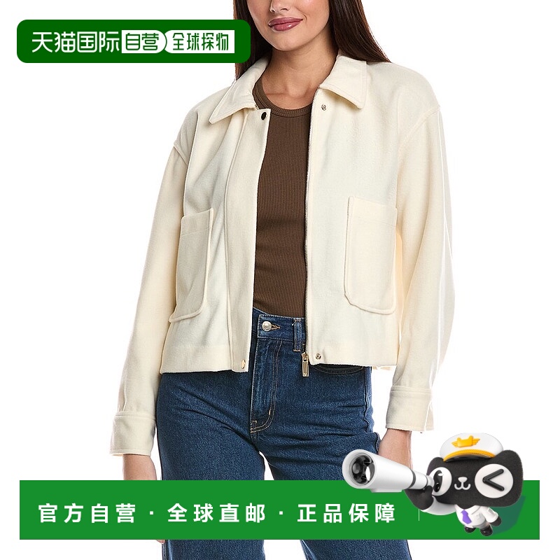 自营Vince Camuto Slouchy Patch Pocket Jacket - brown 美国奥