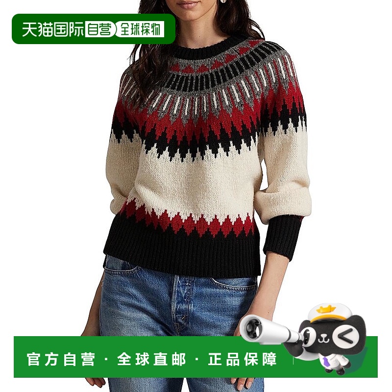 1h可退 【美国直邮】ralph lauren 女士 毛衣长袖羊绒针织衫