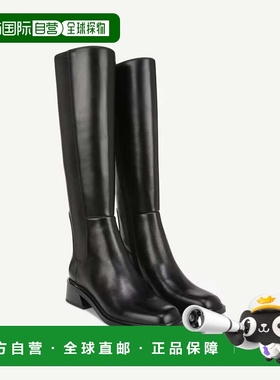 自营Franco Sarto Giselle Boots Women's Black Leather Square