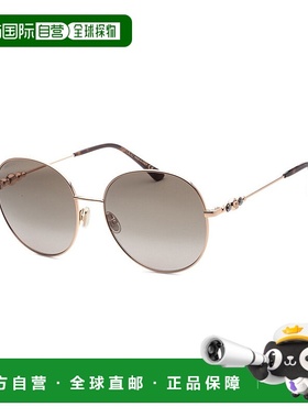 自营Jimmy Choo 女式 BIRDIES 60 毫米太阳镜 - 黑色 美国奥莱直