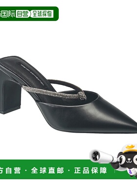 自营French Connection 女款 Fichi 前结带高跟鞋 - 黑色 【美国