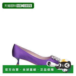 vivier 女士 时尚 尖头水晶浅口皮鞋 roger 休闲鞋 真皮 美国直邮