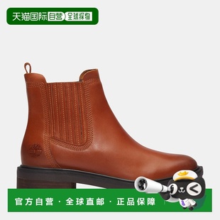自营timberlandWomen's Brimfield Mid Chelsea Boot - brown ful