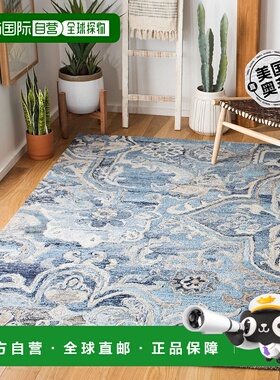 自营Safavieh Marquee 系列 MRQ116M - 蓝色 / 灰色 【美国奥莱】