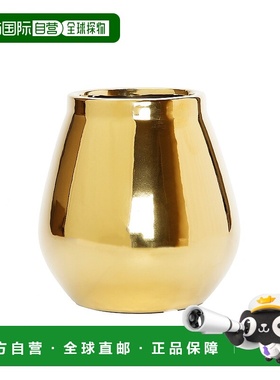 自营 vivience抛光金花蕾花瓶 - 橙色 美国奥莱直发