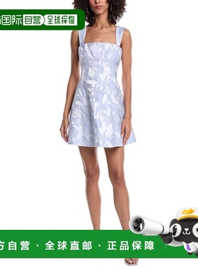 自营Milly Jacquard Mini Dress - blue 美国奥莱直发