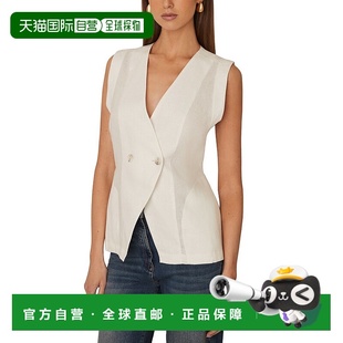 自营Reiss Whitney Linen Waistcoat 美国奥莱直发