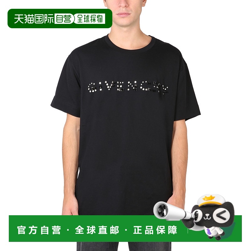 1h可退 香港直邮潮奢 Givenchy 纪梵希 男士 休闲T恤 BM717L3Y6B