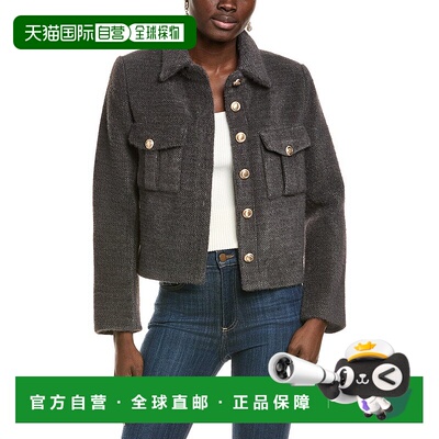 自营Endless Rose Soft Brushed Buttoned Jacket - grey 美国奥