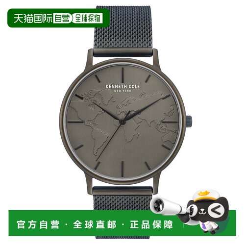 自营Kenneth Cole Men's Classic 42mm Quartz Watch - grey 美国