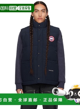 1h可退 香港直邮潮奢 Canada Goose 加拿大鹅 男士 海军蓝 Freest