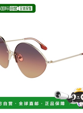 自营Victoria Beckham Metal Women's Sunglasses - gold 美国奥