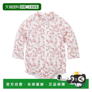 粉红色 Jack再生花防晒泳衣 美国奥莱直发 and 自营Janie