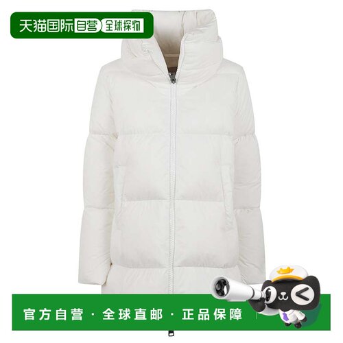 自营herno高领拉链羽绒服-白色 美国奥莱直发