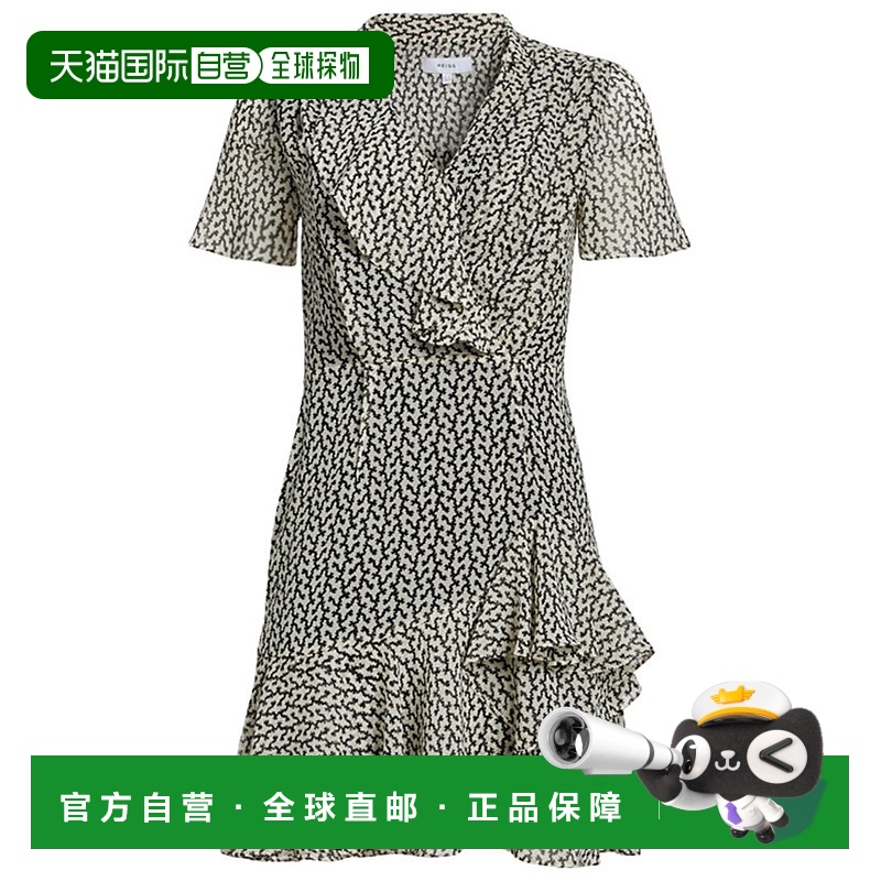 自营Reiss巴黎连衣裙-黑色 新款 美国奥莱直发