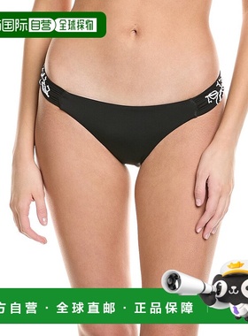 自营 Milly 串珠比基尼泳裤 - 黑色 美国奥莱直发