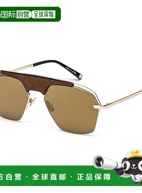 自营 Belstaff Titanium 男士太阳镜 - 金色 美国奥莱直发