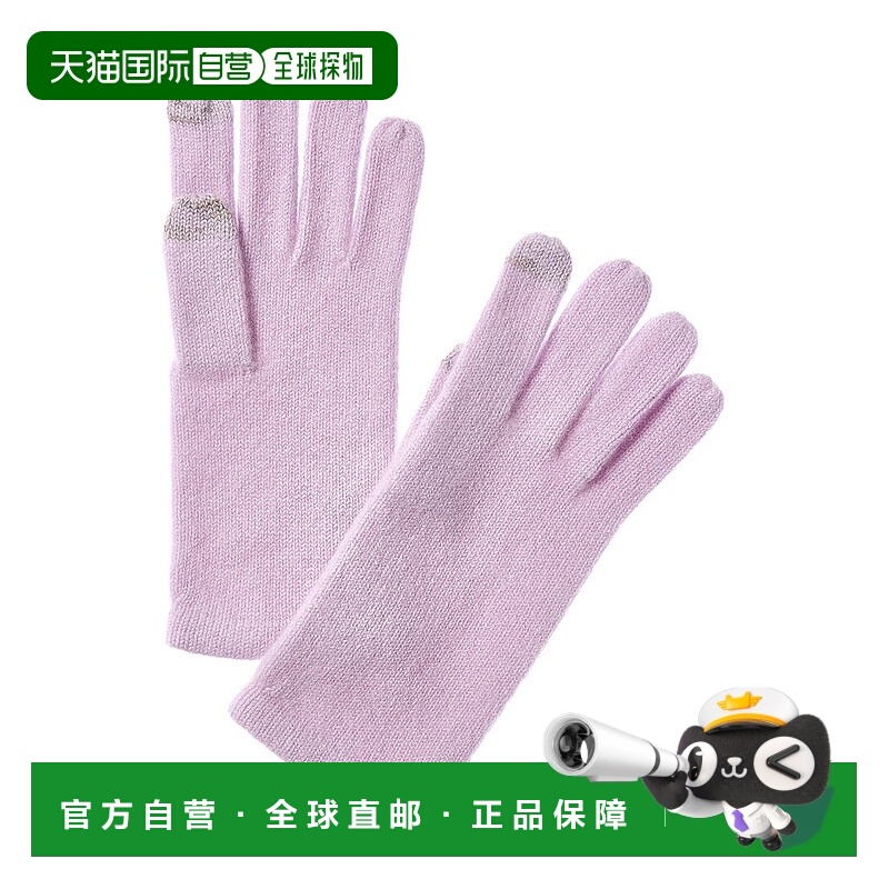 自营sofiacashmere Touch Screen Cashmere Glove - purple 美国