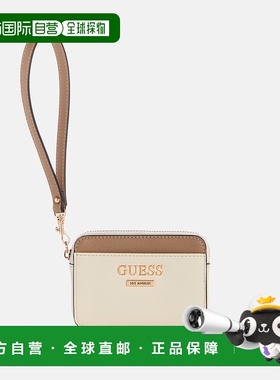 自营guessTyra Card Case Wristlet - white multi 美国奥莱直发