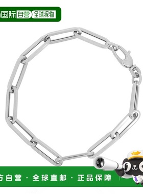 自营 the loveryExtra Large Paperclip Bracelet - 14k white go