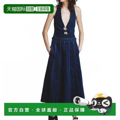 自营hellessyKika牛仔连衣裙深色洗涤-深色洗涤 美国奥莱直发