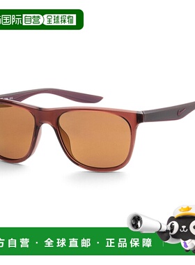 自营 Nike 男式 55 毫米黑色太阳镜 DQ0866-221 - 黑色 美国奥莱