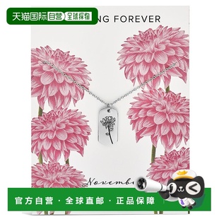 sterling forever诞生花吊坠 - 十一月 / 菊花 【美国奥莱】直发