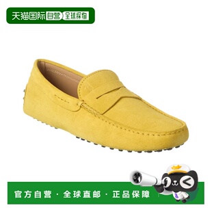 自营tod'sTOD’s Suede Driver - yellow 美国奥莱直发男鞋乐福鞋