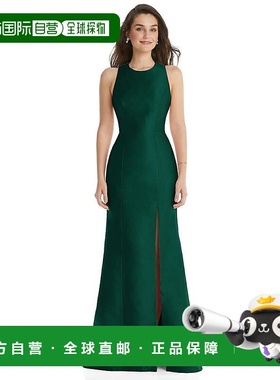 1h可退 【美国直邮】alfred sung 女士 连衣裙缎面露背优雅