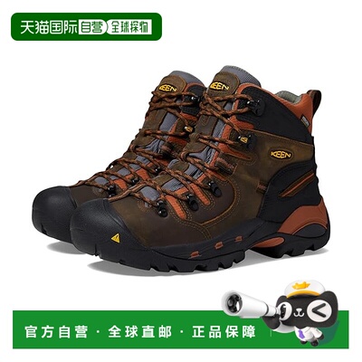 1h可退 香港直邮潮奢 keen 男士 Pittsburgh 柔软鞋头靴子防滑鞋