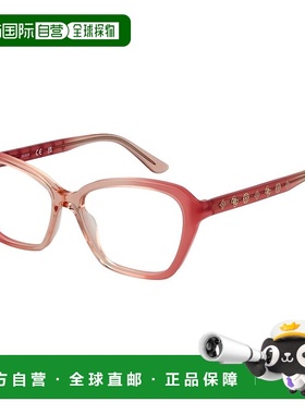 自营Guess女式光学女式镜架-粉红色 美国奥莱直发