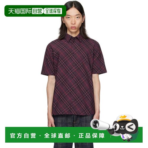 1h可退 【美国直邮】burberry 男士 衬衫短袖