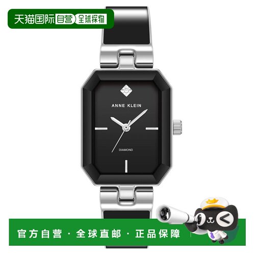 自营Anne Klein Women's Classic Black Dial Watch - black 美国