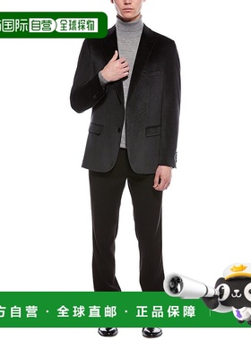 自营Paisley & Gray Kyle Tuxedo Jacket - black 美国奥莱直发