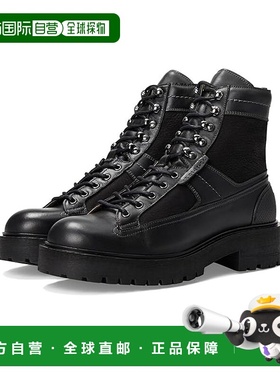 1h可退 香港直邮潮奢 Allsaints 男士 Hank 战地靴 black黑色 舒