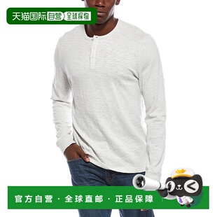 Heavyweight 美国奥莱直发男装 Slub white Henley 自营Onia