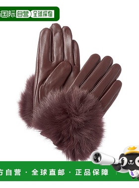 自营La Fiorentina Leather Gloves - red 美国奥莱直发手套
