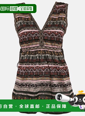 自营M Missoni Burgundy Lurex Knit Sleeveless Top - burgundy