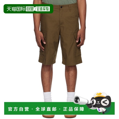 1h可退 香港直邮潮奢 CARHARTT WIP 男士 棕色 Regular 工装短裤