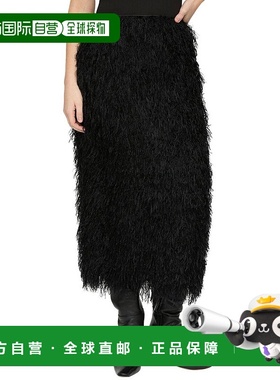 自营 lafayette 148 new york拉斐特148纽约羊毛混纺铅笔裙-黑色