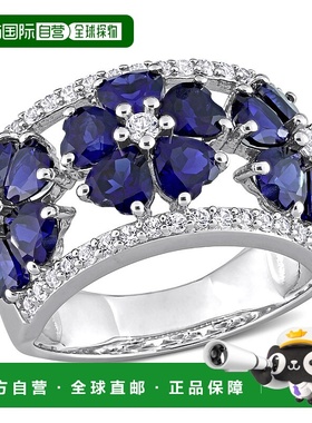 自营 mimi & max4 1/2 CT TGW Created Blue 和 Created 白色蓝宝