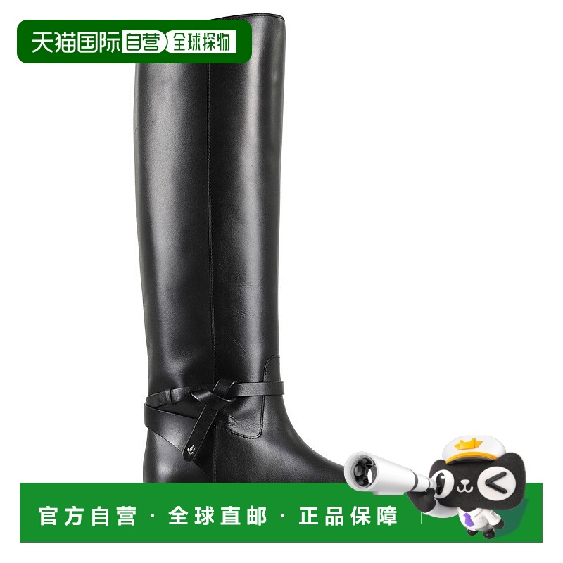 自营jimmy chooLawton Kb Flat Boots - black 美国奥莱直发