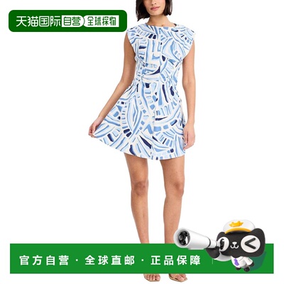 自营Donna Morgan迷你连衣裙-象牙色 美国奥莱直发