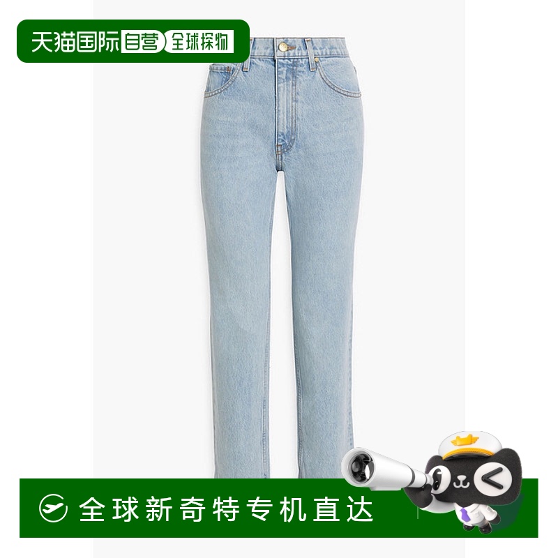 1h可退 香港直邮潮奢 ULLA JOHNSON 女士 'Daphne' 高腰细脚牛仔