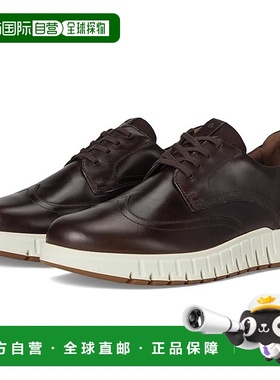 1h可退 香港直邮潮奢 ecco 爱步 男士 Gruuv Studio Wingtip 运动