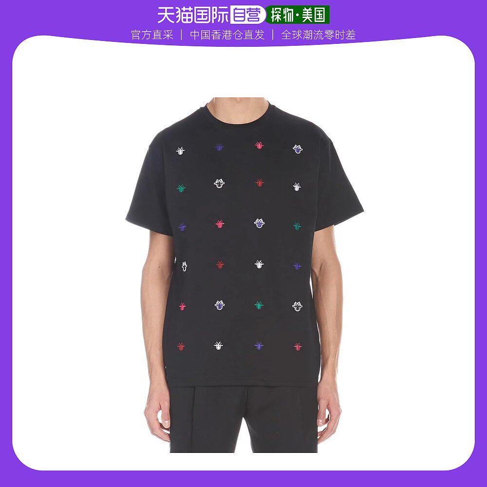 香港直发Dior迪奥黑色男士T恤潮流时尚百搭复古简约小众休闲